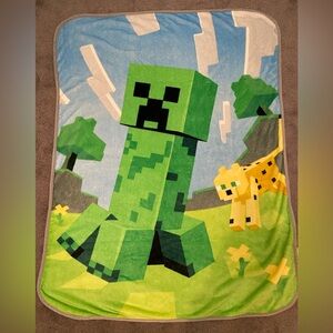 Kids throw blanket, Minecraft, couch blanket